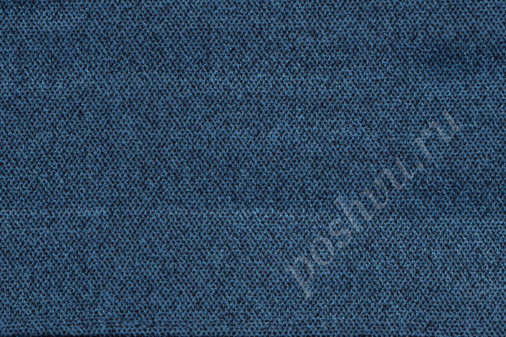 Мебельная ткань TOTO однотонная синего цвета