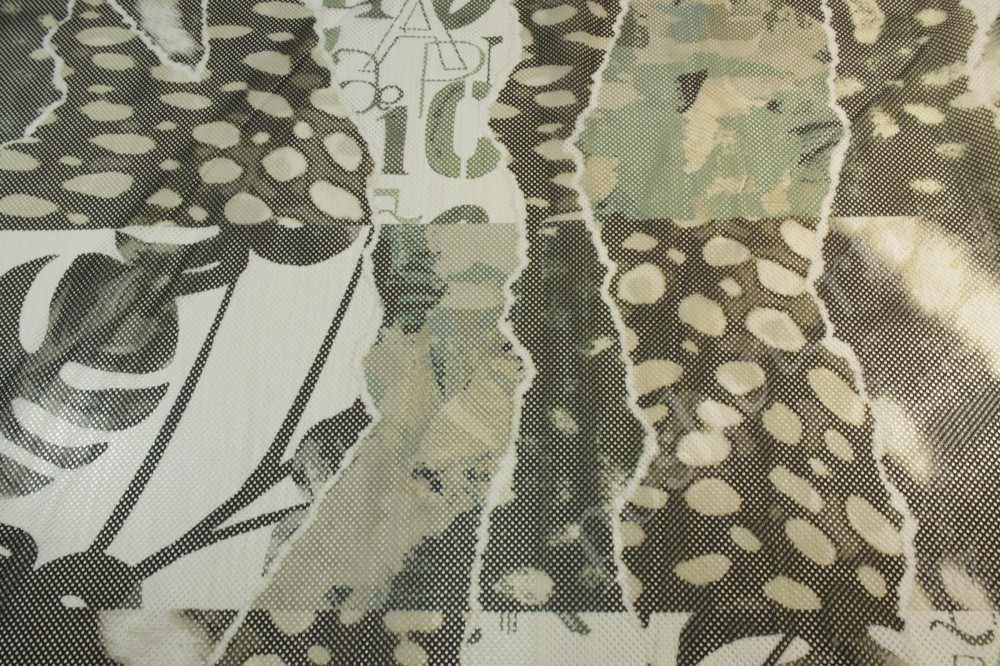 Ткань сетка Max Mara с абстрактным рисунком