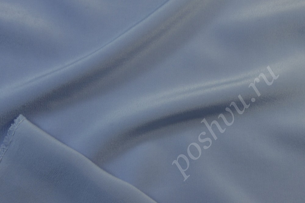 Ткань шелк Marina Rinaldi голубого оттенка