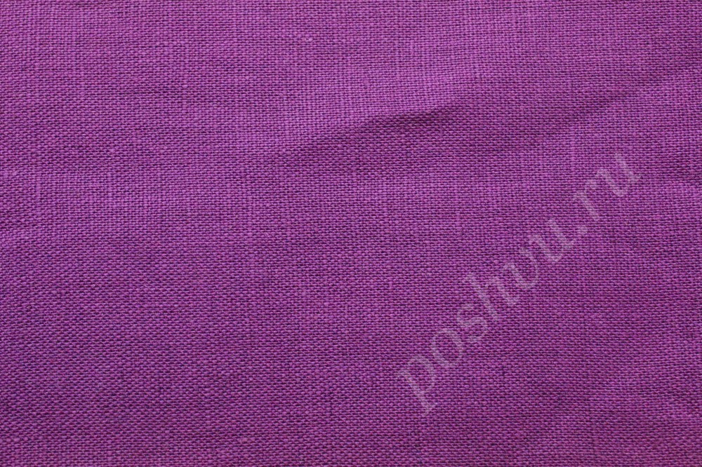 Хлопковая ткань фиолетового цвета