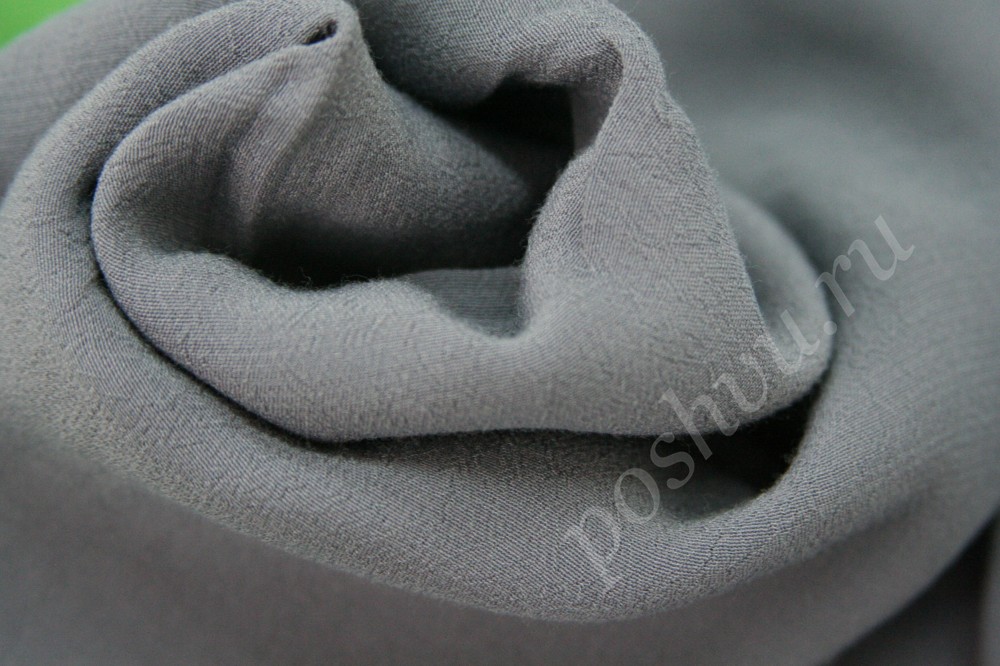 Ткань костюмная Серый туман