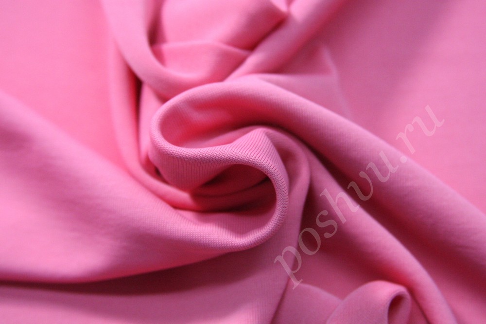 Ткань трикотаж Розовый фламинго