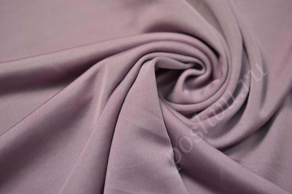 Ткань трикотаж нежно-лилового оттенка