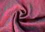 Ткань блестящая тафта бордового цвета с красивым переливающимся орнаментом