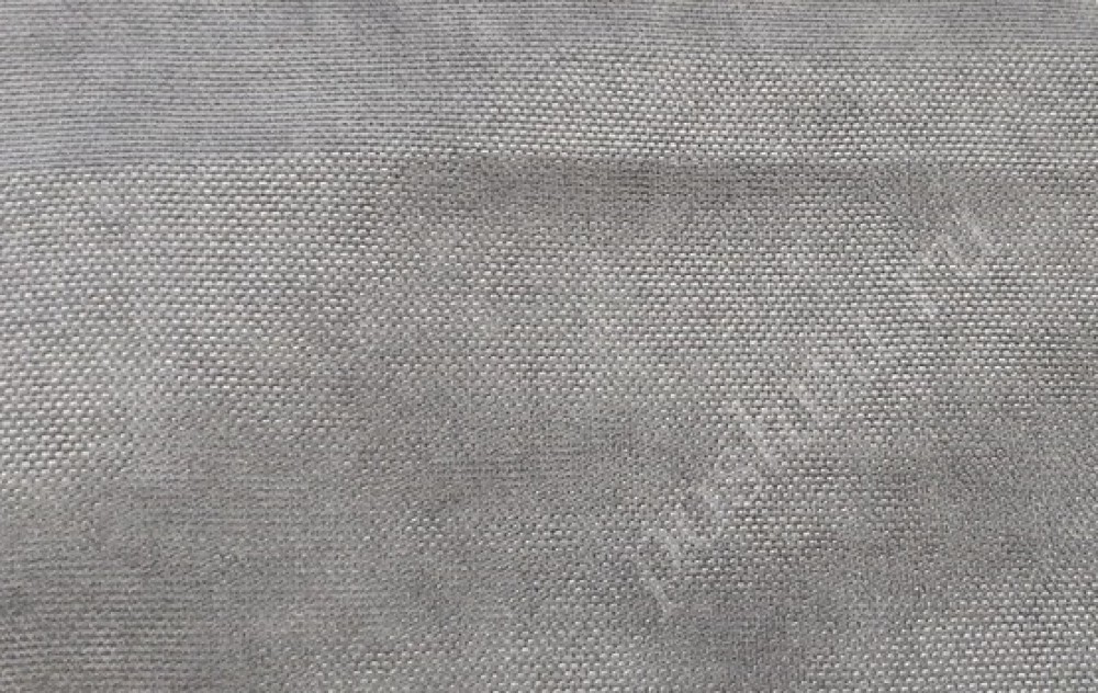 Портьерная однотонная ткань ELIZA Серого цвета
