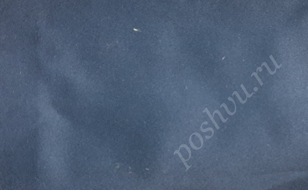 Портьерная однотонная ткань Olivia Темно-синяя
