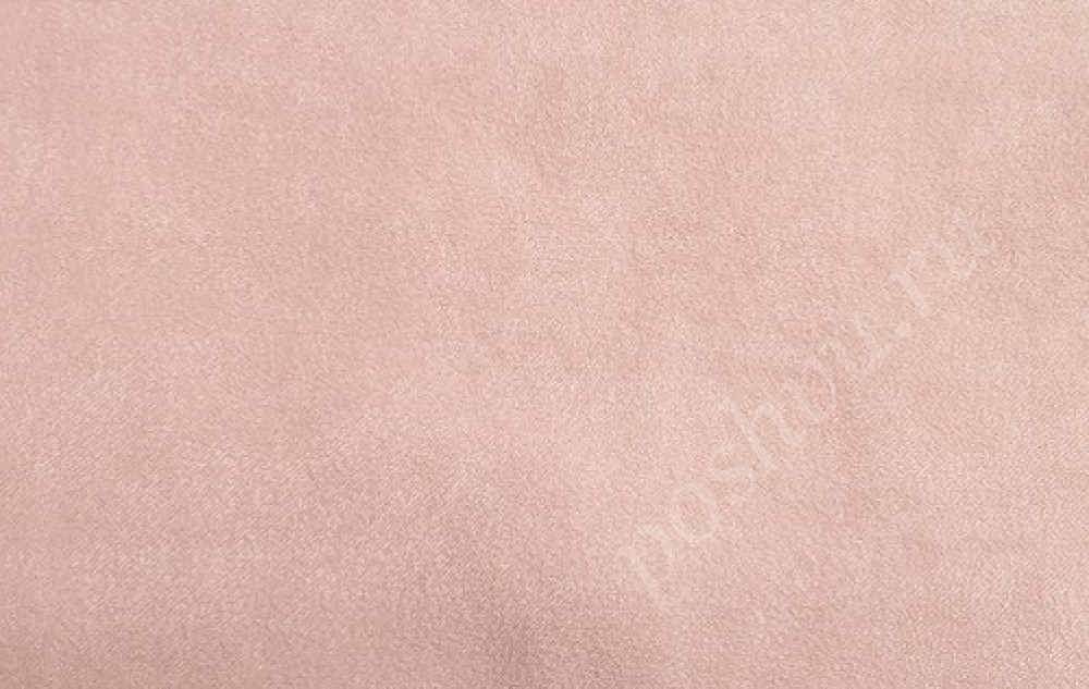 Портьерная однотонная ткань Vilena Розового цвета