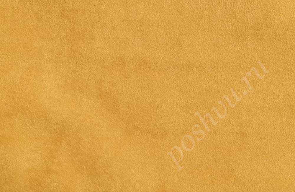 Портьерная однотонная ткань Vilena Желтого цвета