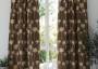 Комплект штор «Тиманикс» коричневый 150х260см
