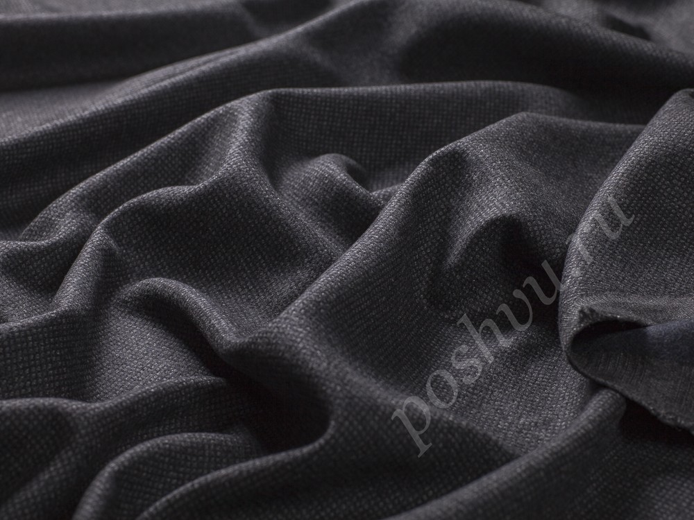 Кашемировая ткань Armani, цвет - черный