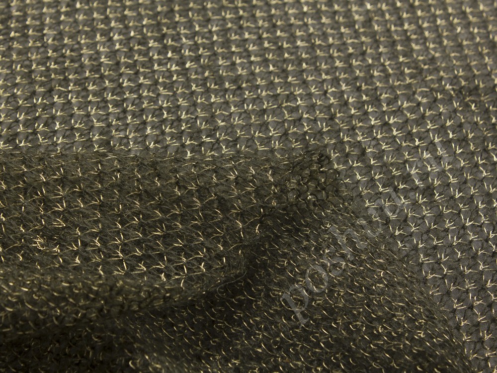 Шерстяная ткань Armani, цвет - золотой и болотный