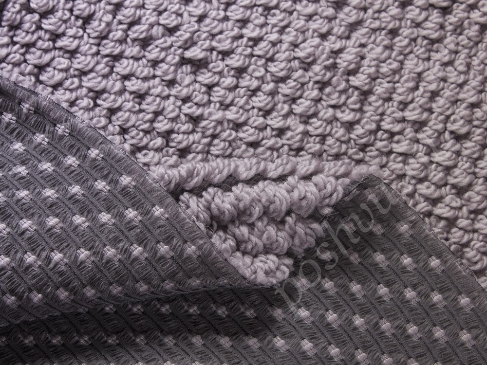 Шерстяная ткань (объёмная), цвет - серый