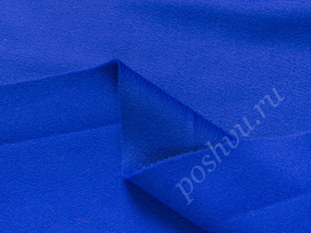 Кашемировая ткань, цвет - синий
