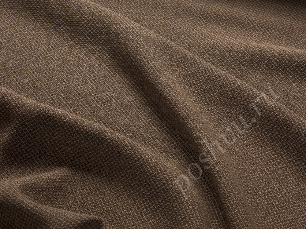 Шерстяная ткань Armani, цвет - коричневый