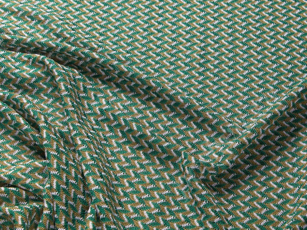 Трикотаж Missoni, цвет - зеленый