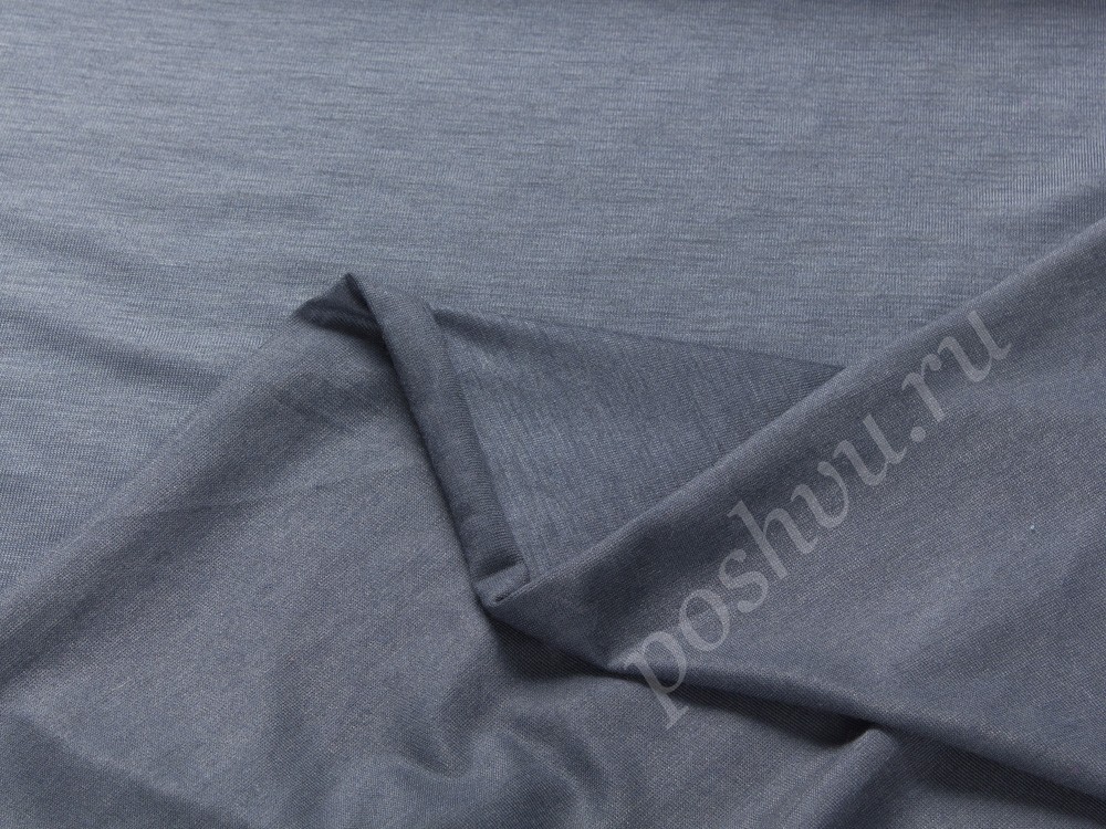 Кашемировая ткань (трикотаж), цвет - серый