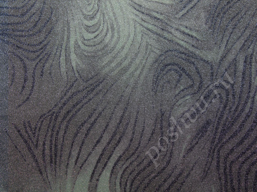 Вискоза с люрексом, цвет - серый, абстракция