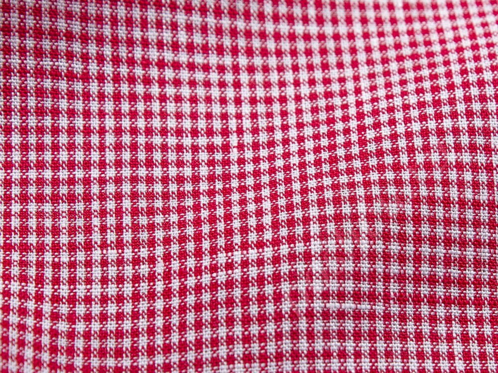 Хлопковая ткань Etro, цвет - красный и белый