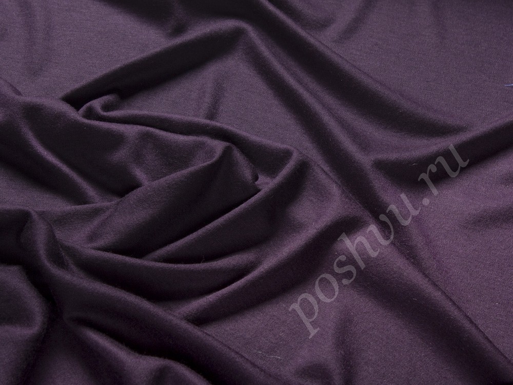 Кашемировая ткань, цвет - фиолетовый