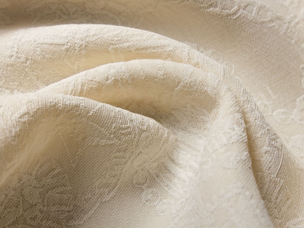 Жаккардовая ткань Pucci (шерсть), цвет - молочный