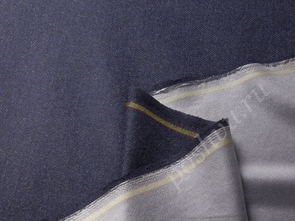 Кашемировая ткань на мембране, цвет - темно-синий