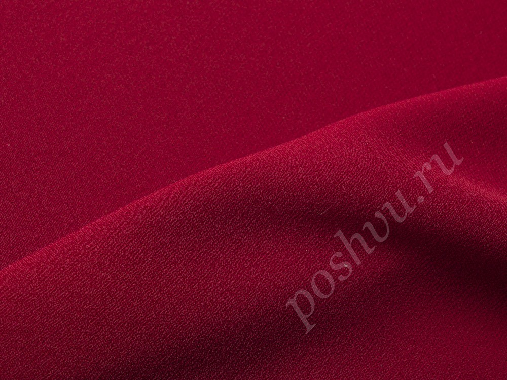 Натуральный шелк Valentino, цвет - бордовый