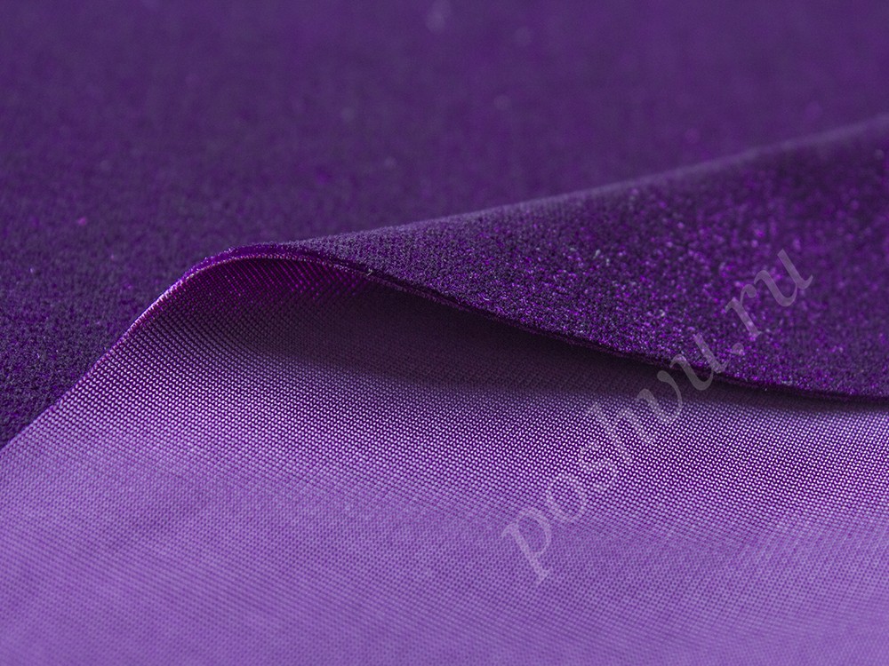 Однотонный бархат, цвет - фиолетовый