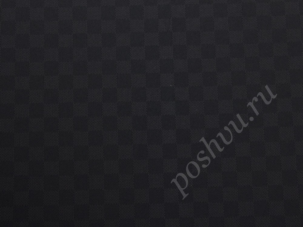 Однотонная вискоза Louis Vuitton, цвет - черный