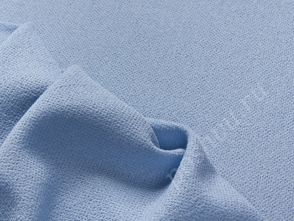 Шерстяная ткань, цвет - голубой