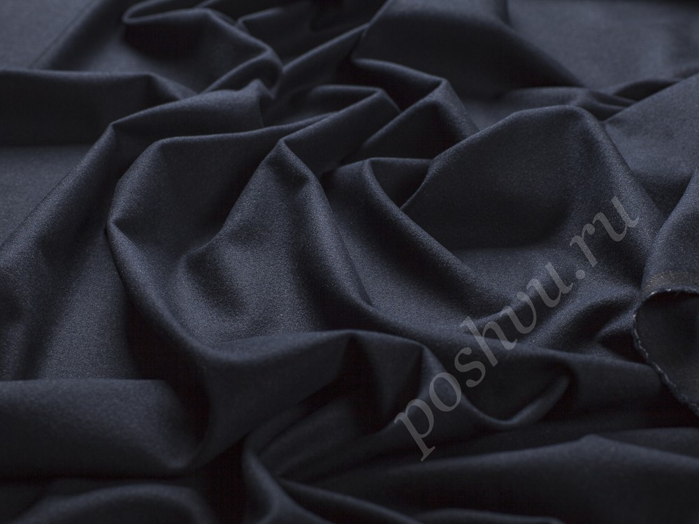 Кашемировая ткань Loro Piana, цвет - темно-синий