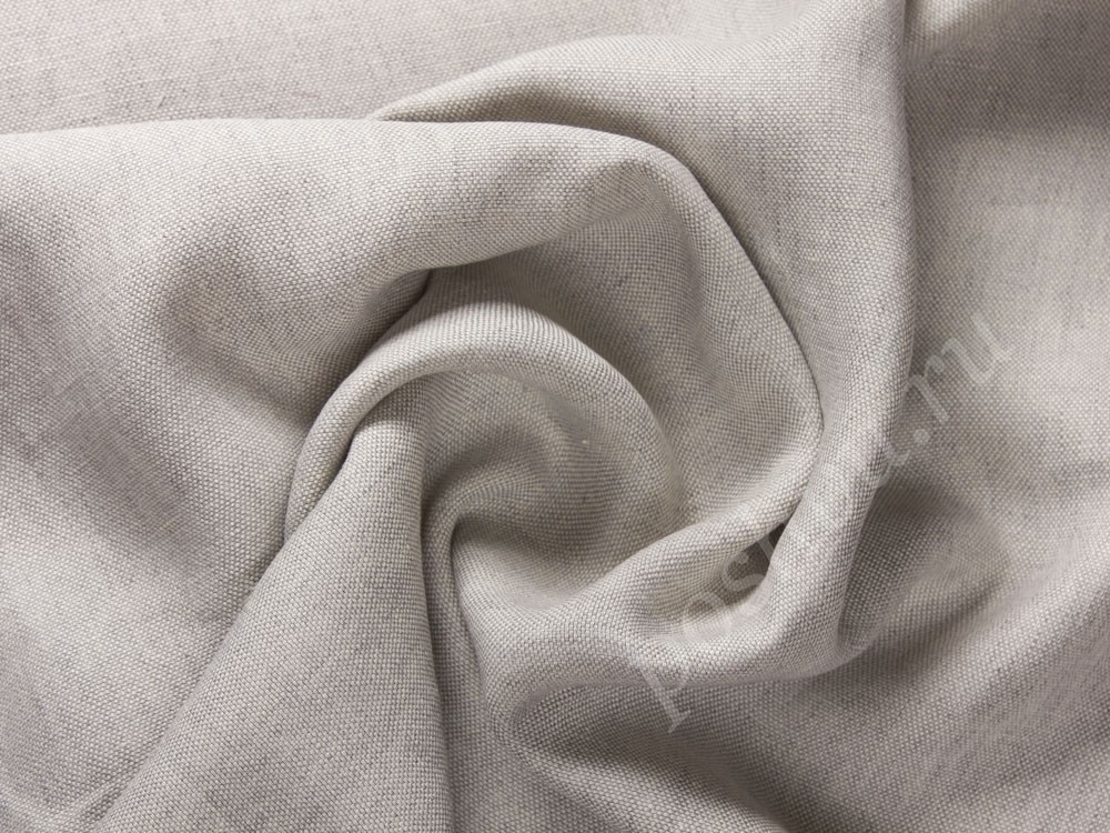 Льняная ткань Armani, цвет - серый (натуральный)