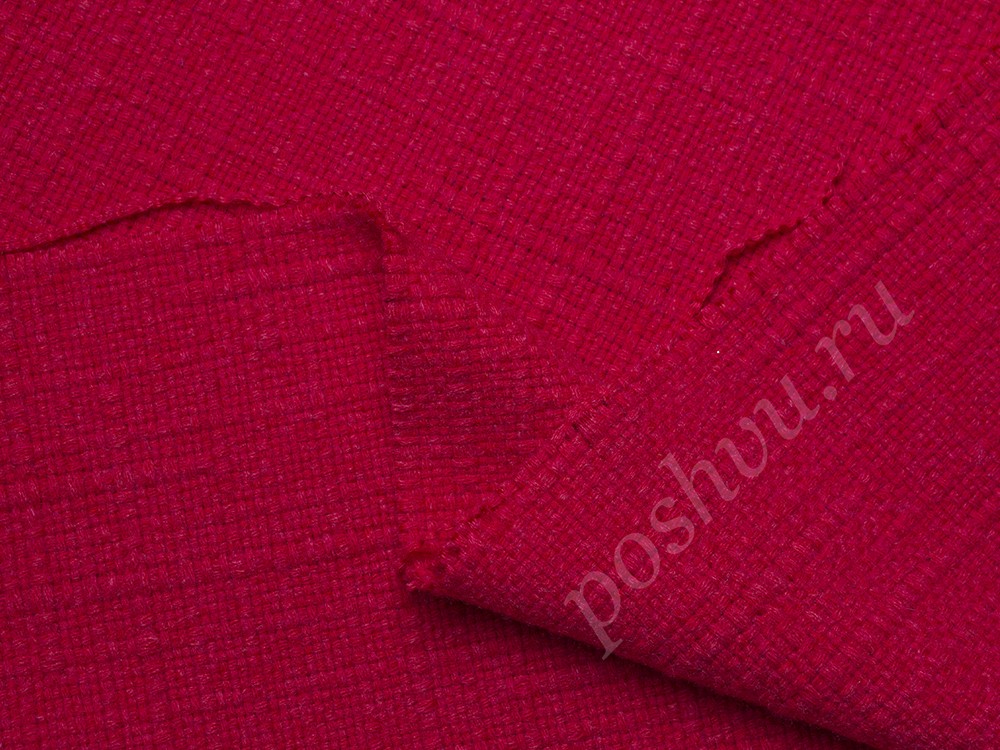 Кашемировая ткань Loro Piana, цвет - красный