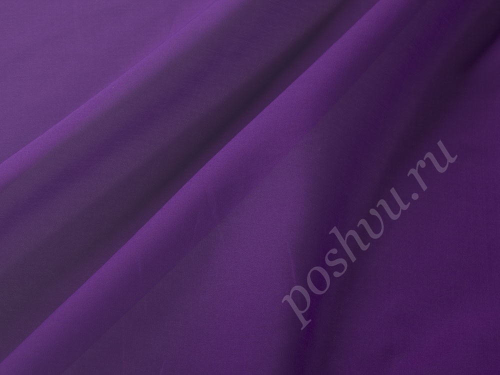 Хлопковая ткань, цвет - фиолетовый