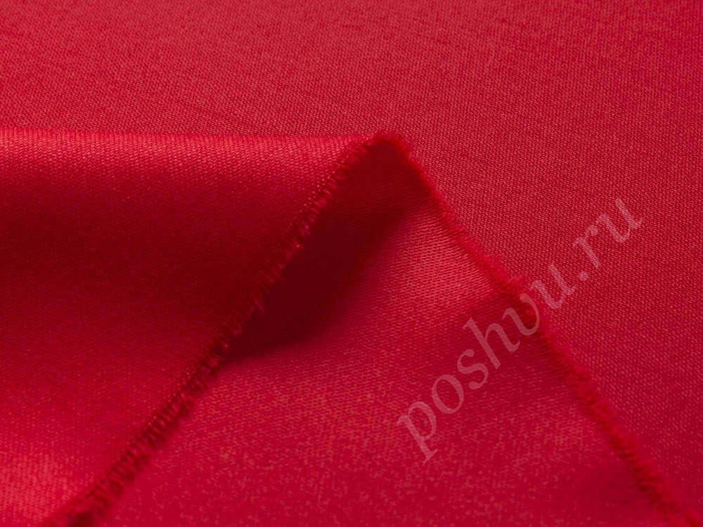 Костюмная шерсть Versace, цвет - красный