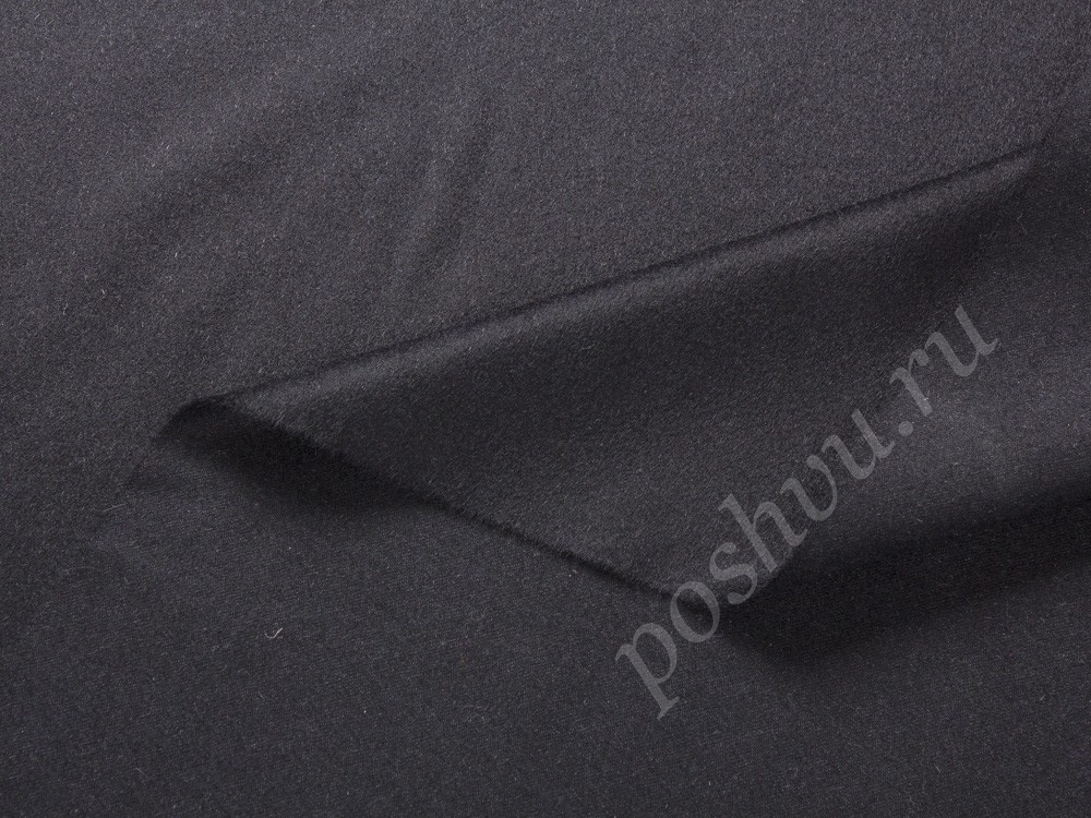 Кашемировая ткань Loro Piana, цвет - черный