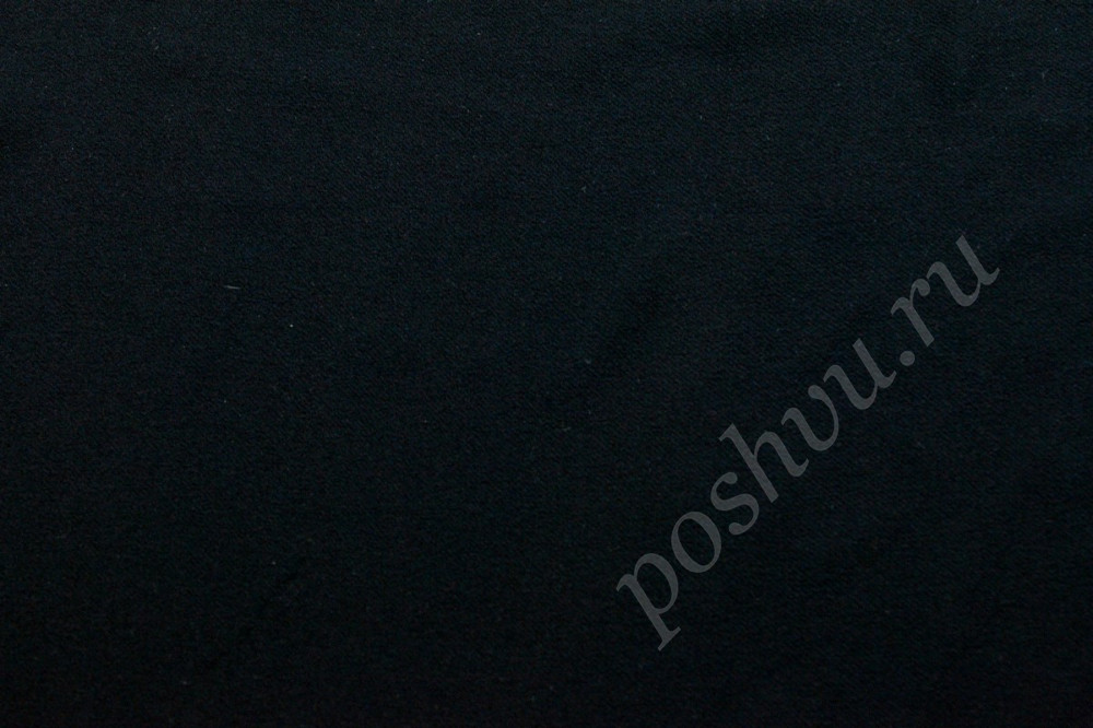 Ткань шелк, цвет: черный муар