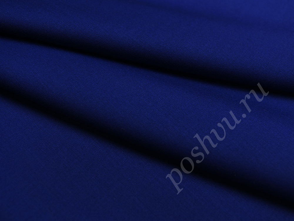 Ткань костюмная, цвет: насыщенный средне-синий  цв.7
