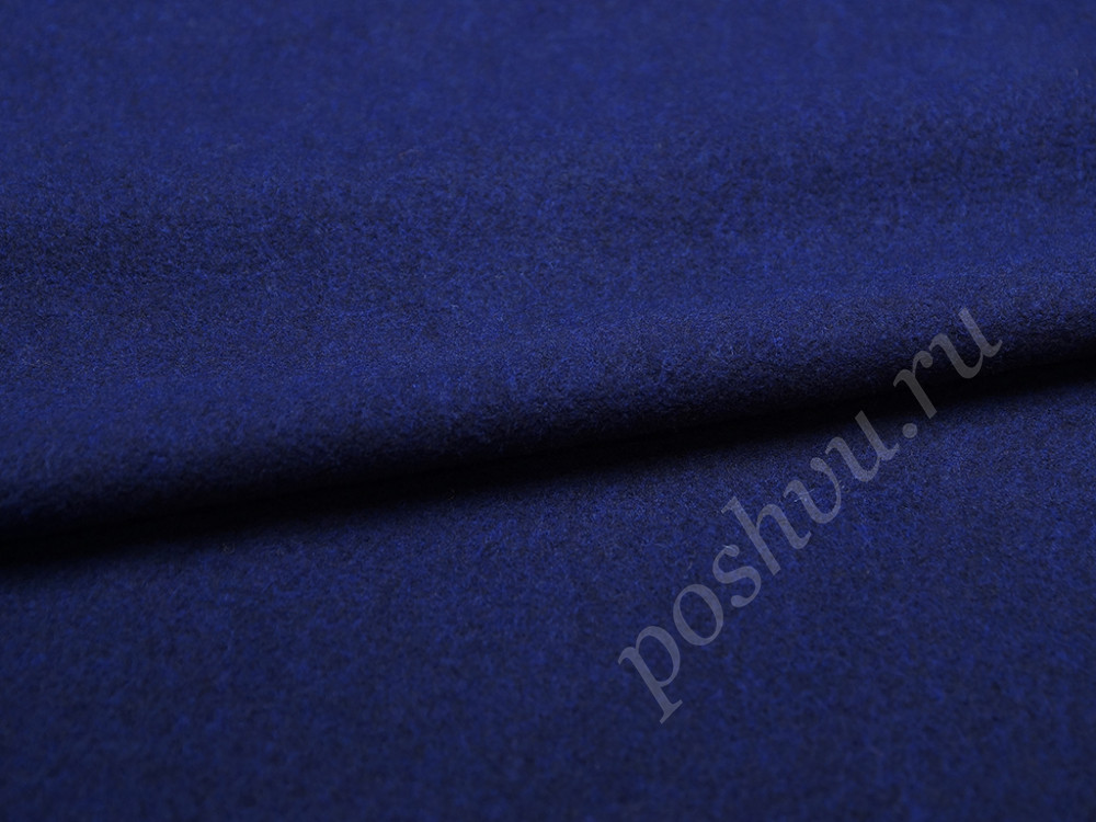 Пальтовая ткань цвета синий мрамор