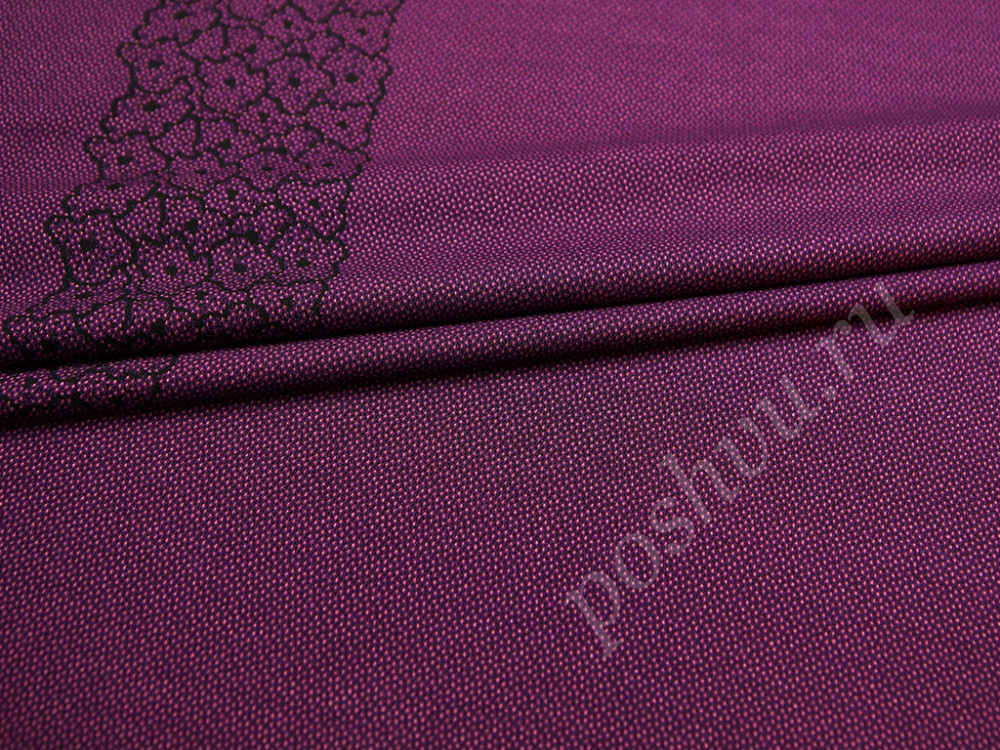 Трикотажная ткань пурпурного цвета