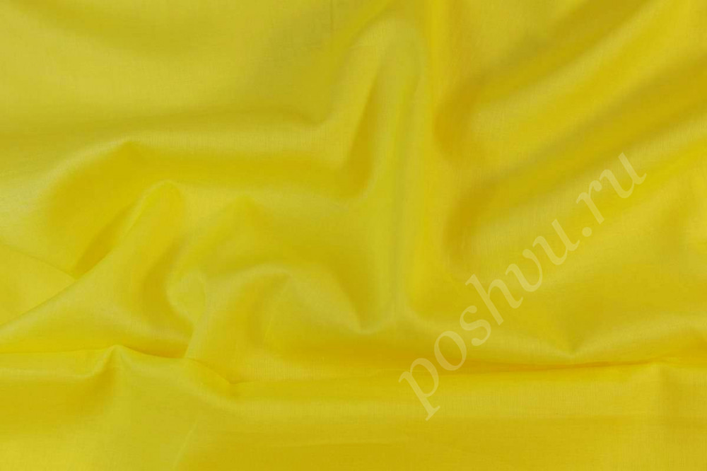Хлопковая ткань лимонного цвета
