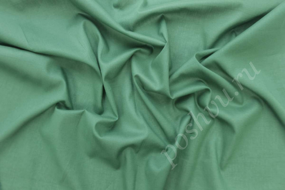 Хлопковая ткань светло-зеленого цвета
