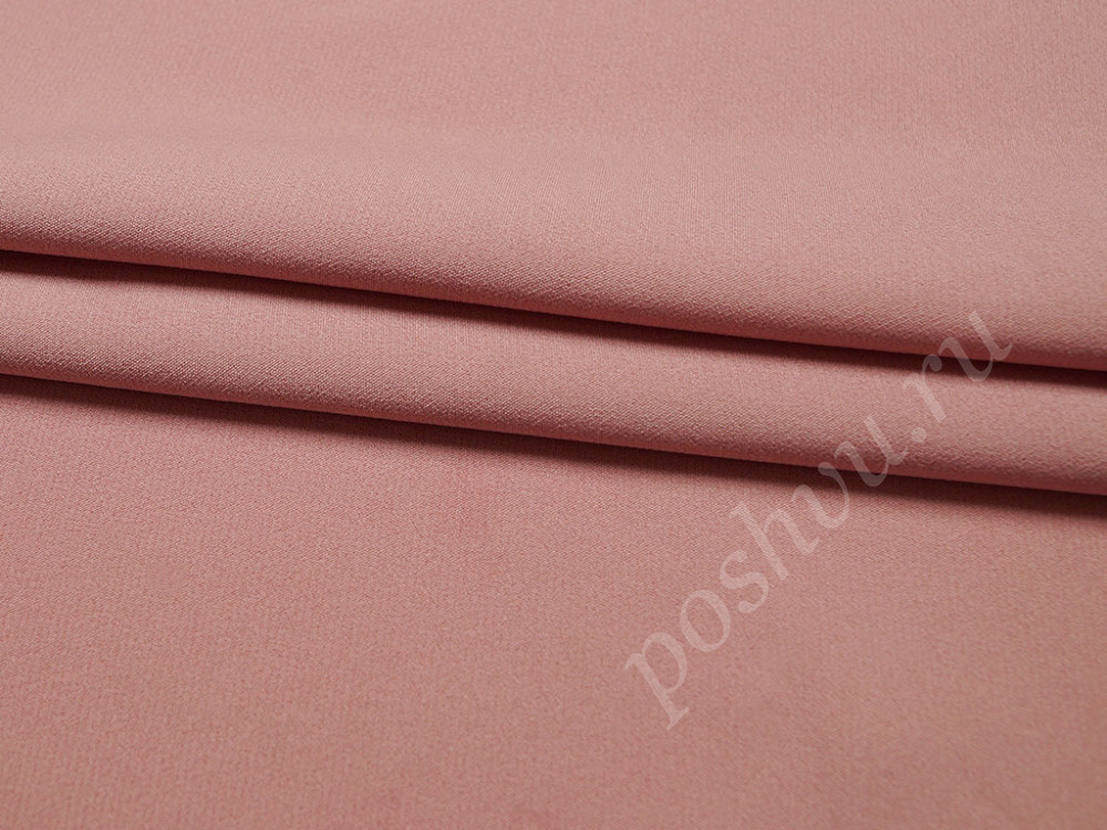 Плательная ткань пыльно-розового цвета