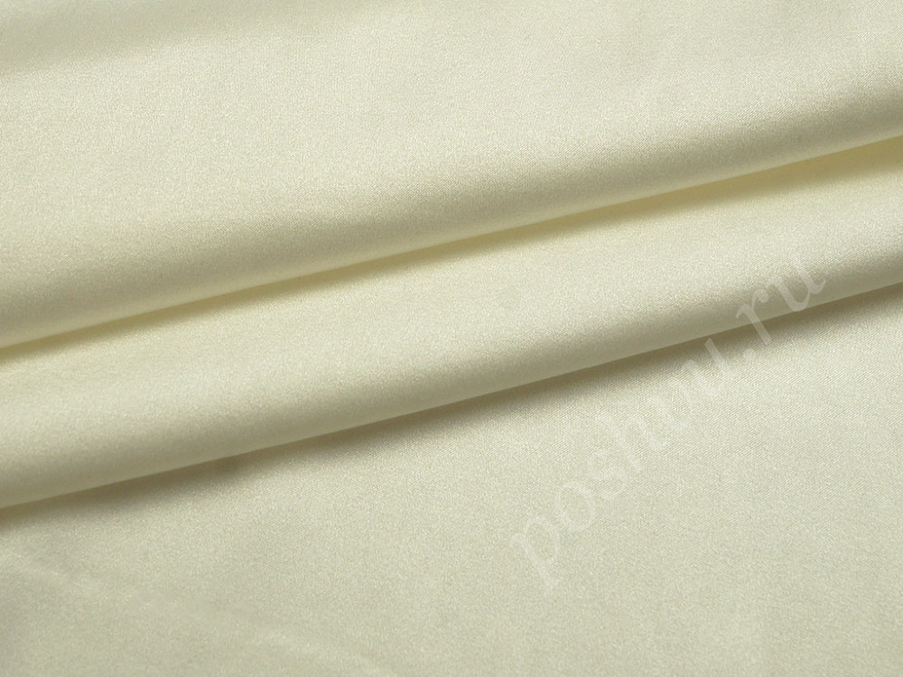 Шелковая блузочная ткань молочного цвета