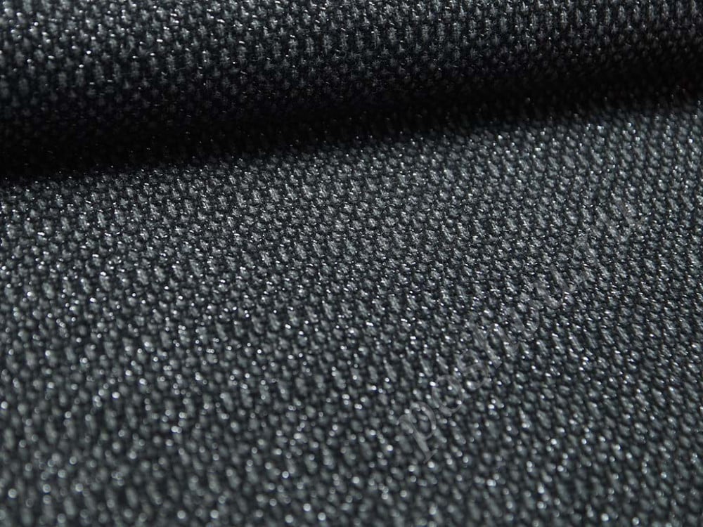 Шерстяная ткань серо-черного цвета с люрексом