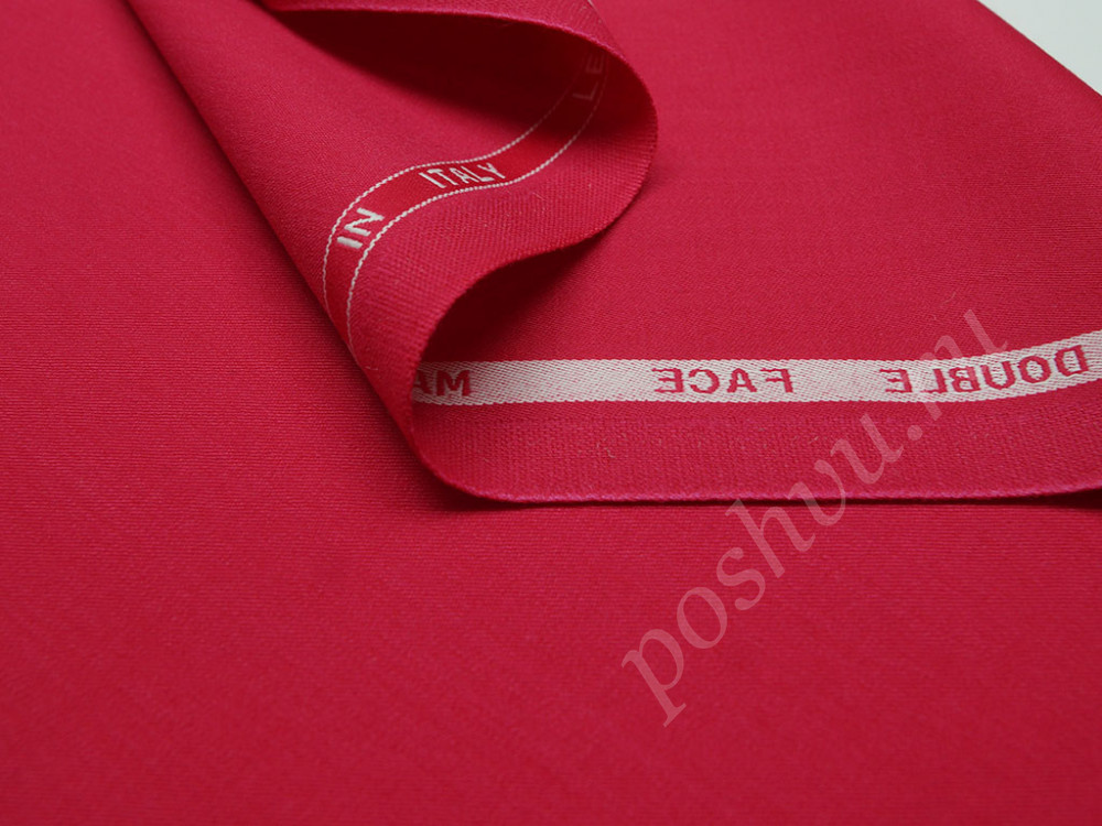 Ткань костюмная Лейтмотив, цвет: красно-розовый цв.28