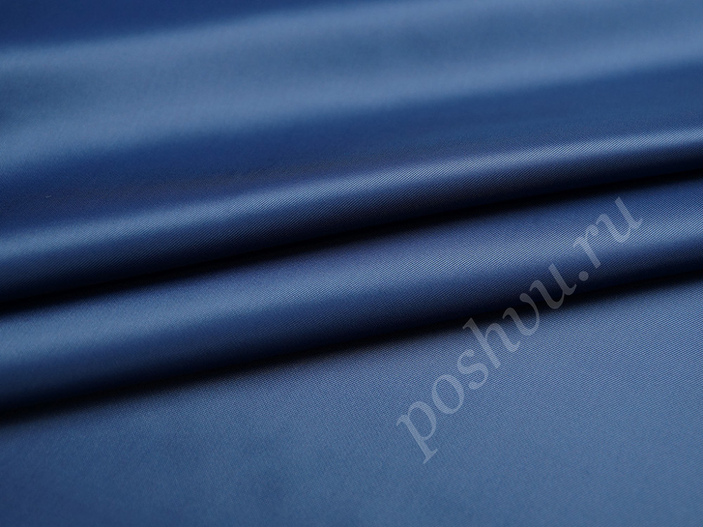 Прекрасная подкладочная ткань синего цвета (80 г/м2)