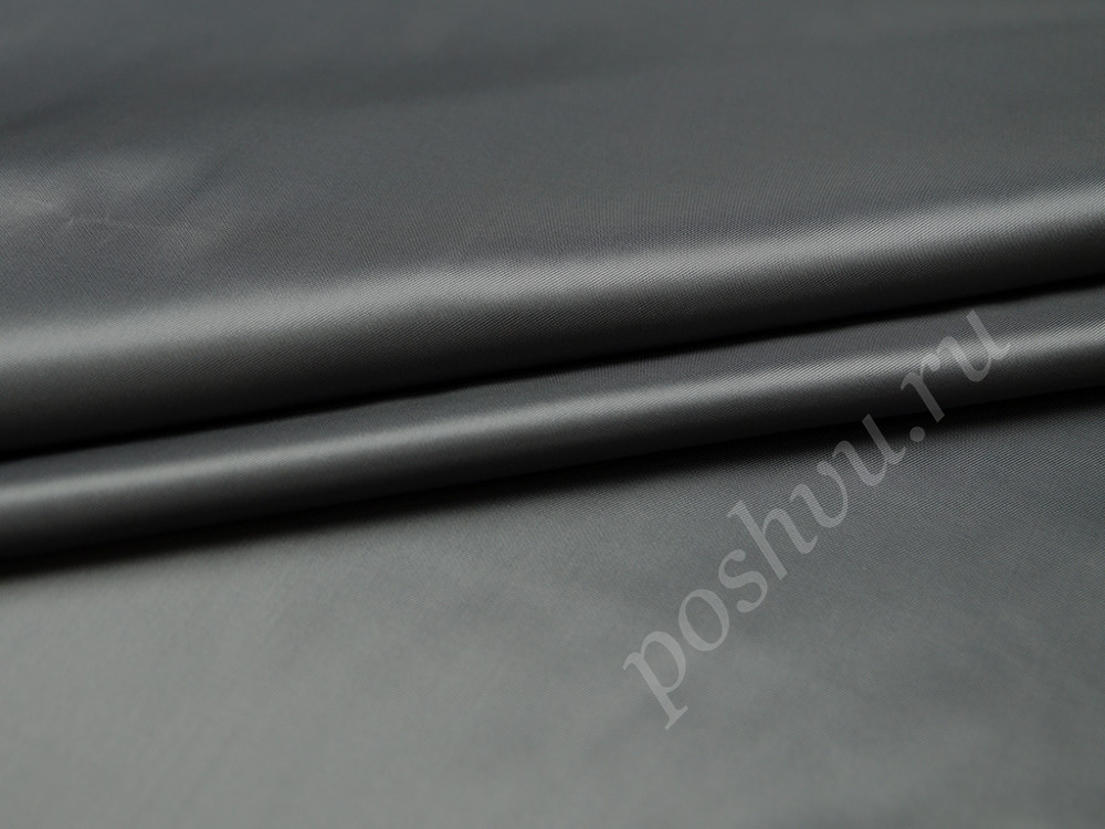 Однотонная подкладочная ткань цвета темной стали  (104 гр/м2)
