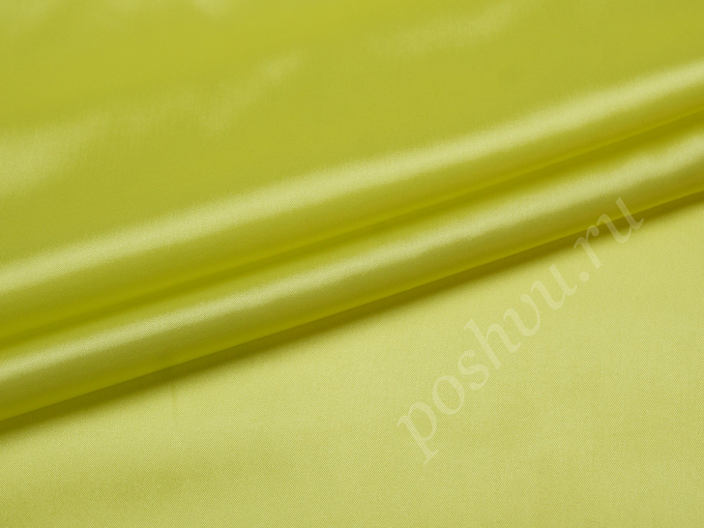 Подкладочная однотонная ткань солнечно-желтого цвета (62г/м2)