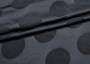 Жаккард с текстурными кругами цвета темно-серый металлик (181г/м2)