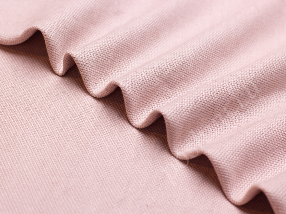 Двухстороння костюмная ткань крупного плетения, цвет нежно-розовый